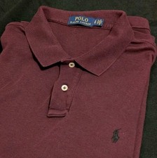 Polo Ralph Lauren Men’s Polo Shirt XL Burgundy Short Sleeve Classic Fit Pony