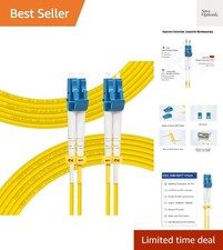 15M OS2 LC to LC Fiber Patch Cable Length Options: 0.2m-200m, 1G/10GB Singl...