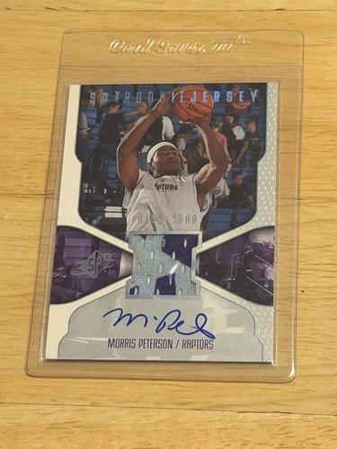 2000 Spx Morris Peterson Rookie Jersey Patch Autograph 105/2500 #119