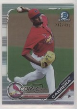2019 Bowman Chrome Prospects Refractor 242/499 Genesis Cabrera #BCP-187 z6b