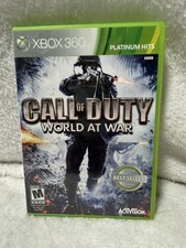 XBOX 360 CALL OF DUTY WORLD AT WAR COMPLETE GAME WITH MANUAL