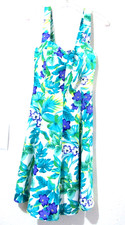 Royal Creations Made in Hawaii New Rayon Floral Sleeveless Dress  XL