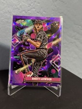 2025 Topps Cosmic Chrome - Rhett Lowder #50 Purple Nebula Refractor /150 (RC)