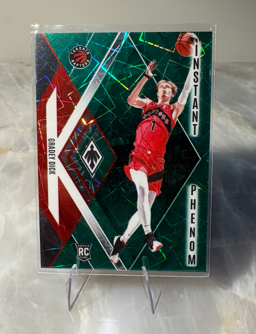 2023-24 Panini Phoenix - Instant Phenom Gradey Dick #23 Green Lazer /175 (RC)