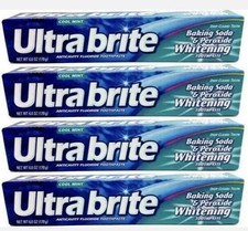 lot of 3 Ultra Brite Cool Mint Toothpaste with Baking Soda & Peroxide 6oz. 0.83 per gallon