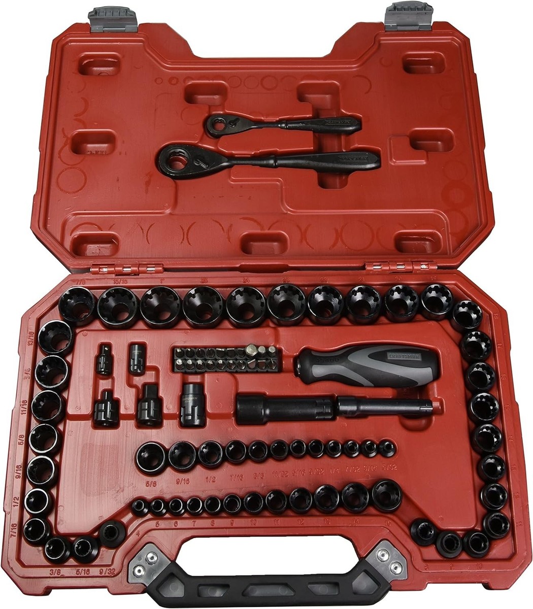 CRAFTSMAN 937698 85 Piece Universal Max Axess Pass Through Socket