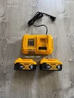 2 NEW 2025 GENUINE Dewalt 20v 5ah DCB205 20 volt dcb118 fast battery charger 5.0