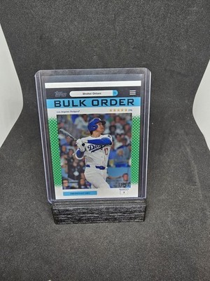 2026 Topps Series 1 Shohei Ohtani Flagship Exclusive Bulk Order #BO-7 Green /99