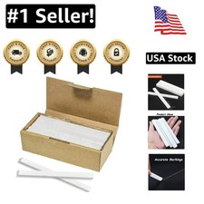 Pro Quality White Soapstone Pencils - 27 Refills for Clear Removable Markings