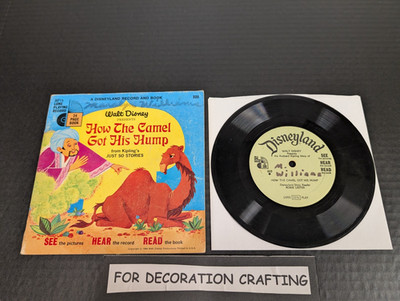 Vintage Walt Disney How The Camel Got His Hump 1968 Book and Record  Disneyland