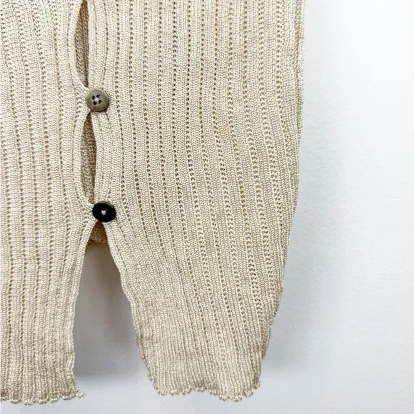Free People Seascape Sweater Vest In Sand Size XS View 5