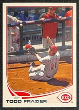 2013 Topps Baseball Todd Frazier #70b SP VAR Cincinnati Reds