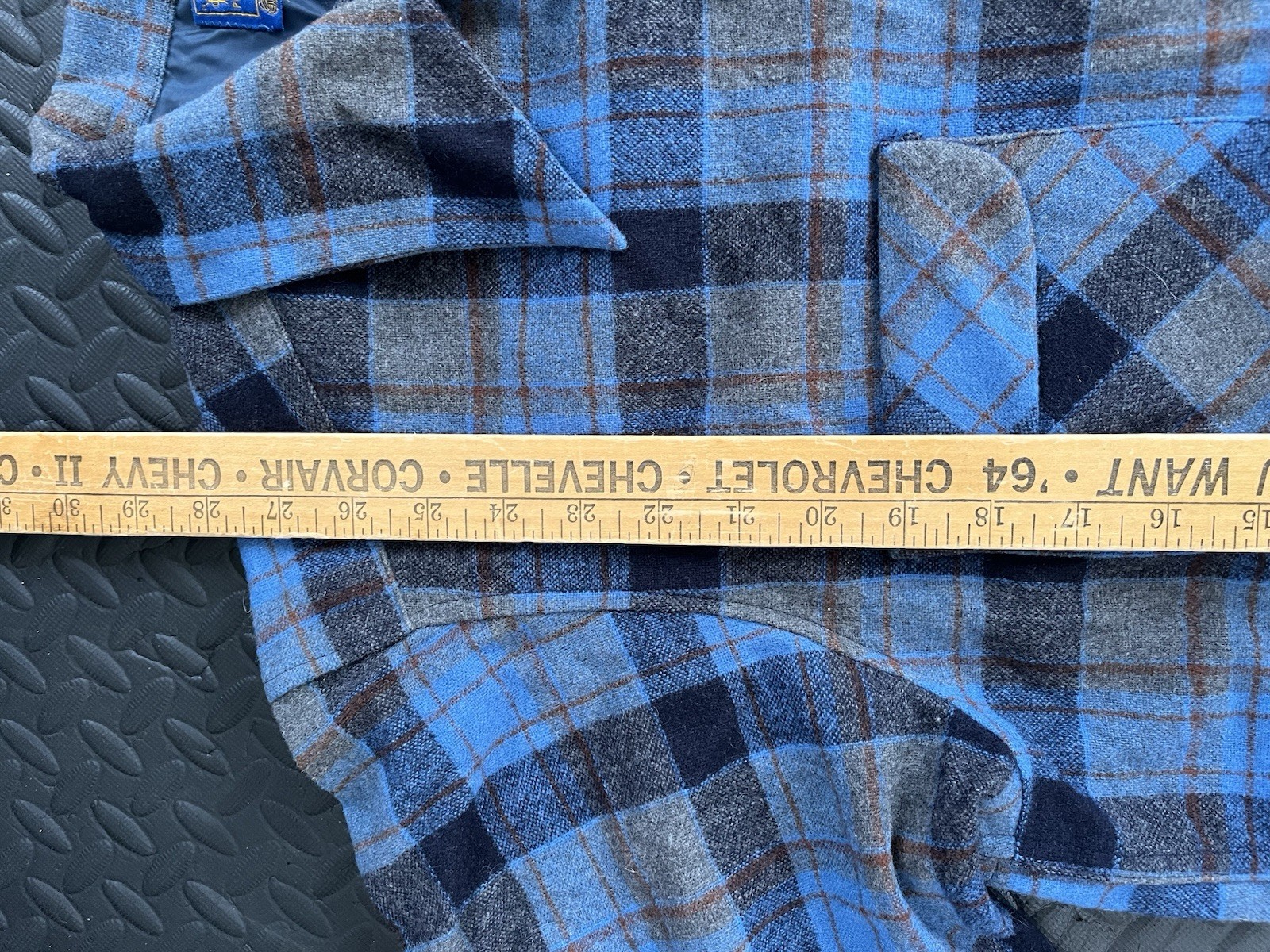 Vintage Pendleton 100% Virgin Wool Loop Collar Fl… - image 8