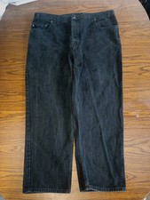 Vintage Levi  s 545 Black Loose Fit Jeans Mens 46x30 44x30 