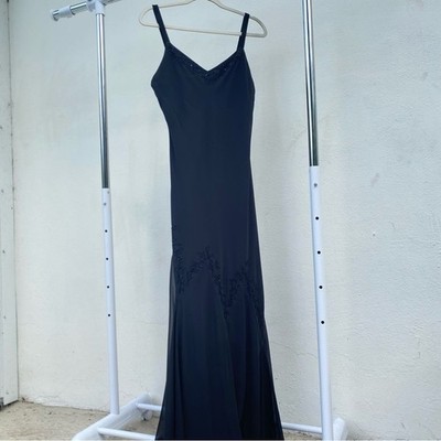 Y2K Black Whimsygoth Beaded Fairy Dress Size 12