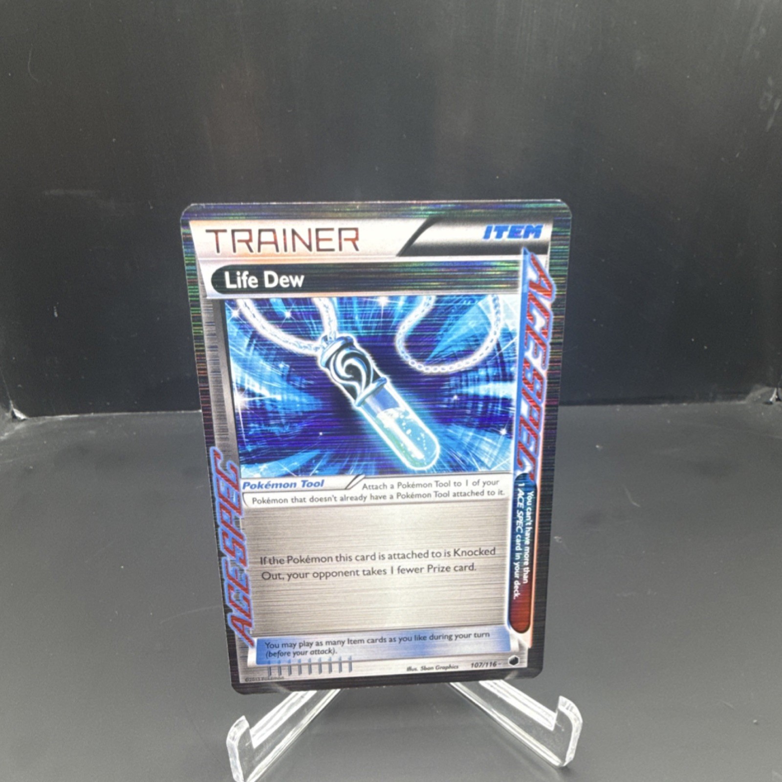 Pokémon Life Dew Ace Spec Plasma Freeze Rare Foil 107/116 Trainer-Item Card