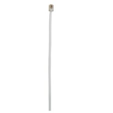 RadioShack - 12-Foot Telephone Line Cord - White - 4 Pin - Modular - Gold Plated