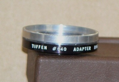 Tiffen Series 6, #640 Screw-On Lens Adapter with Retaining Ring for Argus C-4