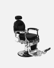 Męskie krzesło fryzjerskie fryzjerskie fryzjerskie krzesło fryzjerskie John Barber & Sons FLY BLACK