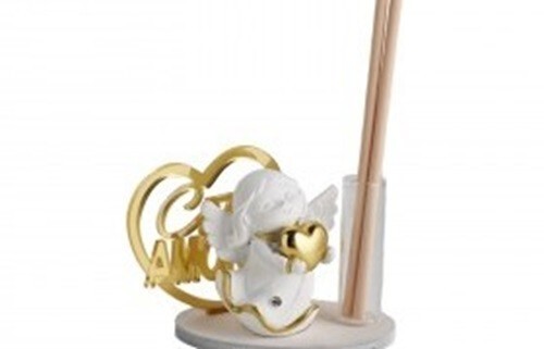 Bomboniere Comunione,Cresima Profumatore angelo con cuore plexi.H 7x9 c/scatola - Foto 1 di 1