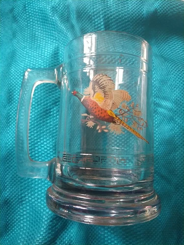Princess House Pheasant Beer Mug 