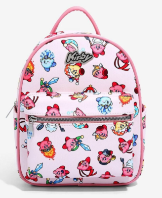 full kirby mini-backpack Nintendo Kirby Allover Print Exclusive Mini Backpack