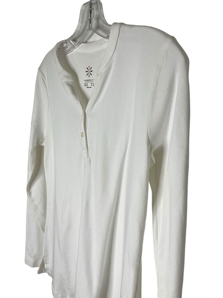 As Is Isaac Mizrahi Live Essential Pima Cotton Swing Top w/ Placket