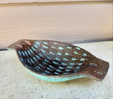 Mid Century MCM Vintage Italian Bitossi Aldo Londi Ashtray Italy