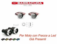 Barracuda Balance Counterweights B-LUX + LED Optical Arrows for Motorcycles and Scooters
