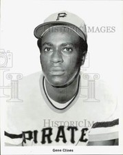 Press Photo Pittsburgh Pirates Baseball Player Gene Clines - lrs24962