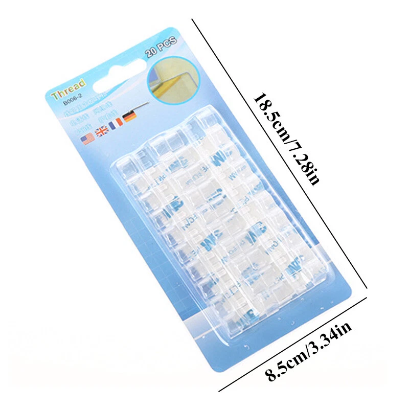 20pcs Cable Cord Clip Self-Adhesive Wire Clamp Table Wall Tidy Holder Organizer• - Image 2 of 4