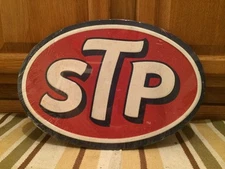 STP Oil Racing Wall Decor Metal Vintage Style Gas Car Truck Bar Pub Garage