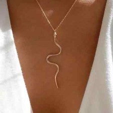 Rose Gold Snake Chain Necklace – Stylish Shaped Fashion Jewellery