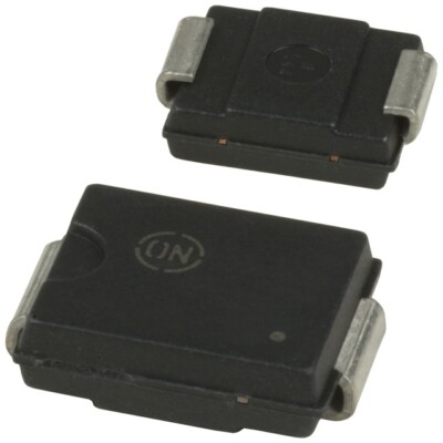 1SMC5.0AT3 (2er Pack), 9,2 V Klemme 163 A Ipp Tvs Diode Oberflächenmontage SMC
