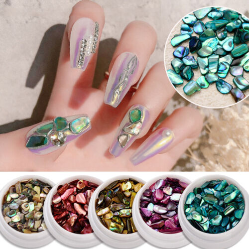 Colorful Nail Art Shell Pieces Shell Fragments Ornaments Irregular Fragments - Picture 1 of 23