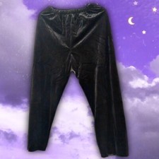 90s Vintage Goth Velvet Pants