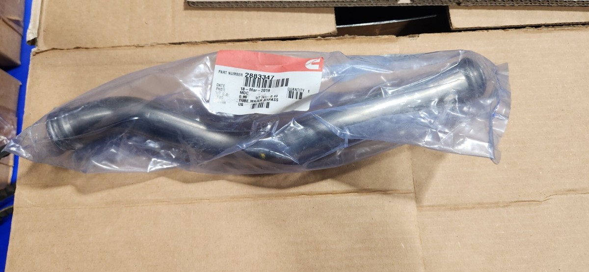 GENUINE CUMMINS 2883347 WATER BYPASS TUBE ISX/QSX GENUINE CUMMINS 2883347 WATER BYPASS TUBE ISX/QSX