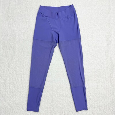 Reebok Cardi Mesh Tights Size Medium Color Hyper Purple