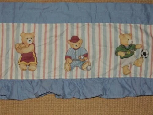 KIDSLINE CLUB EE. UU. CENEFA VENTANA VINTAGE DEPORTES OSOS BÉISBOL FÚTBOL FÚTBOL Foto 3 de 3