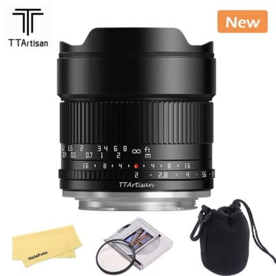 TTArtisan APS-C 10mm F2 ASPH APS-C Frame Lens Sony E Mount for A5000 A6400 A7 A9