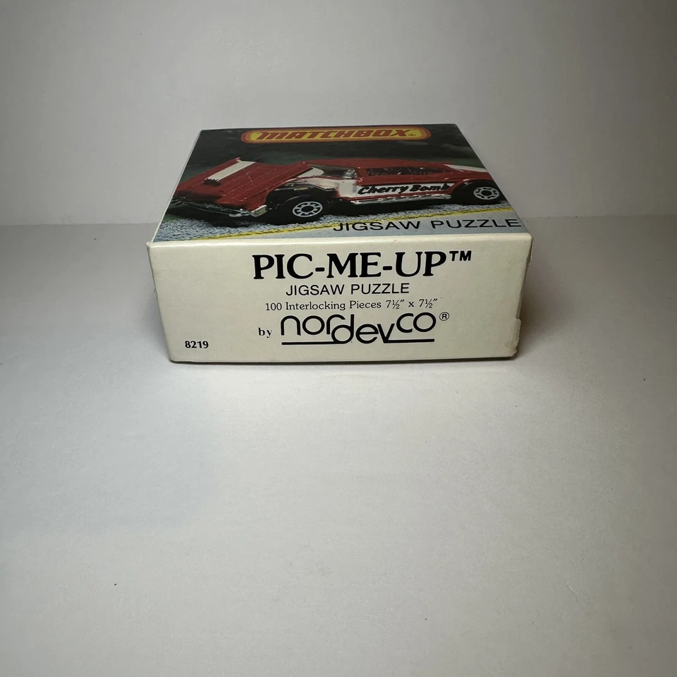 Matchbox Superfast No. 4 ‘57 Chevy Cherry Bomb 1979 Jigsaw Puzzle Vintage - Image 3 of 4