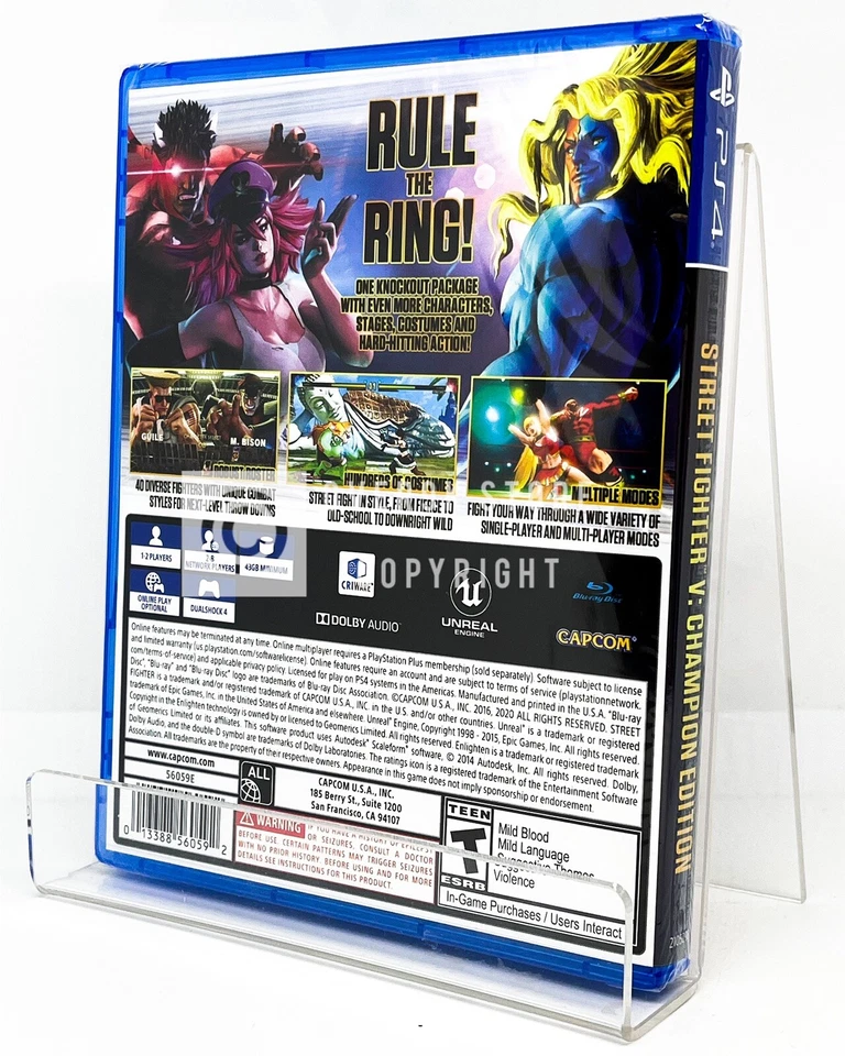 Street Fighter V Champion Edition - PS4 - Brand New | Factory Sealed - Image 4 of 4