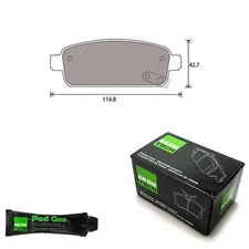 BREMTECH REAR BRAKE PADS FITS: VAUXHALL ASTRA GTC 11-18 BPX3257E