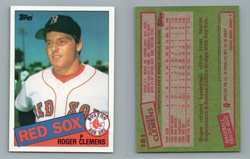 Roger Clemens #18 card