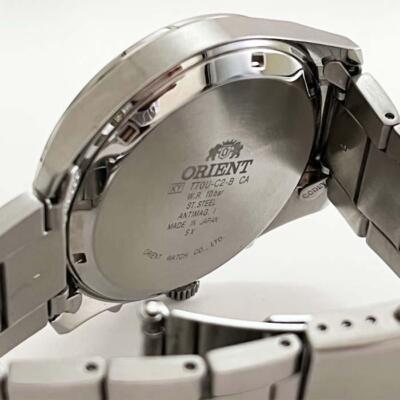 Orient chronograph date watch men's vintage TTOU-C2-B | eBay