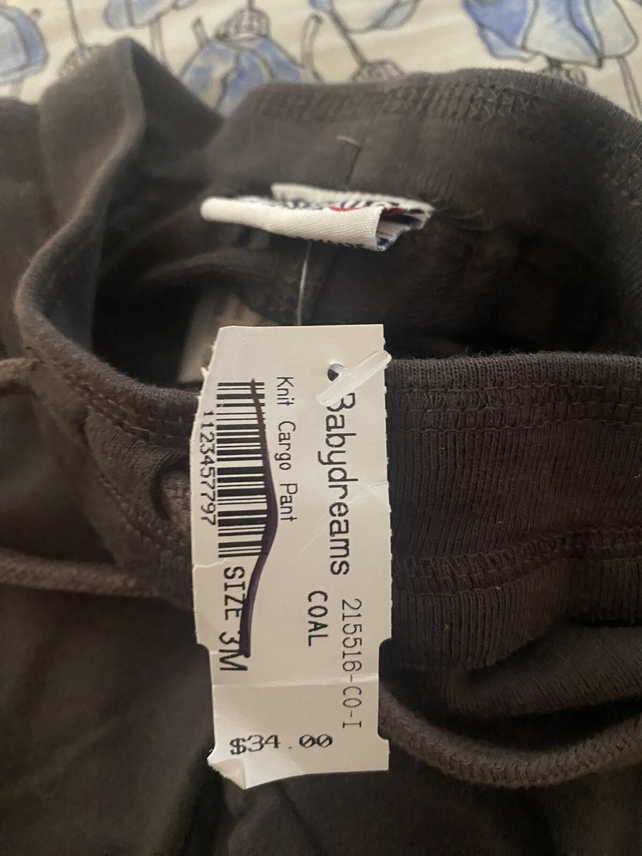 MISH Boys Boys Gray Cargo Sweatpants 3 Months NWT $34 | eBay