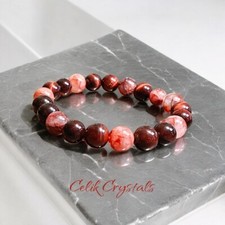 AAA Red Tiger Eye Bracelet 10mm With Red Tiger Eye Fire Quartz