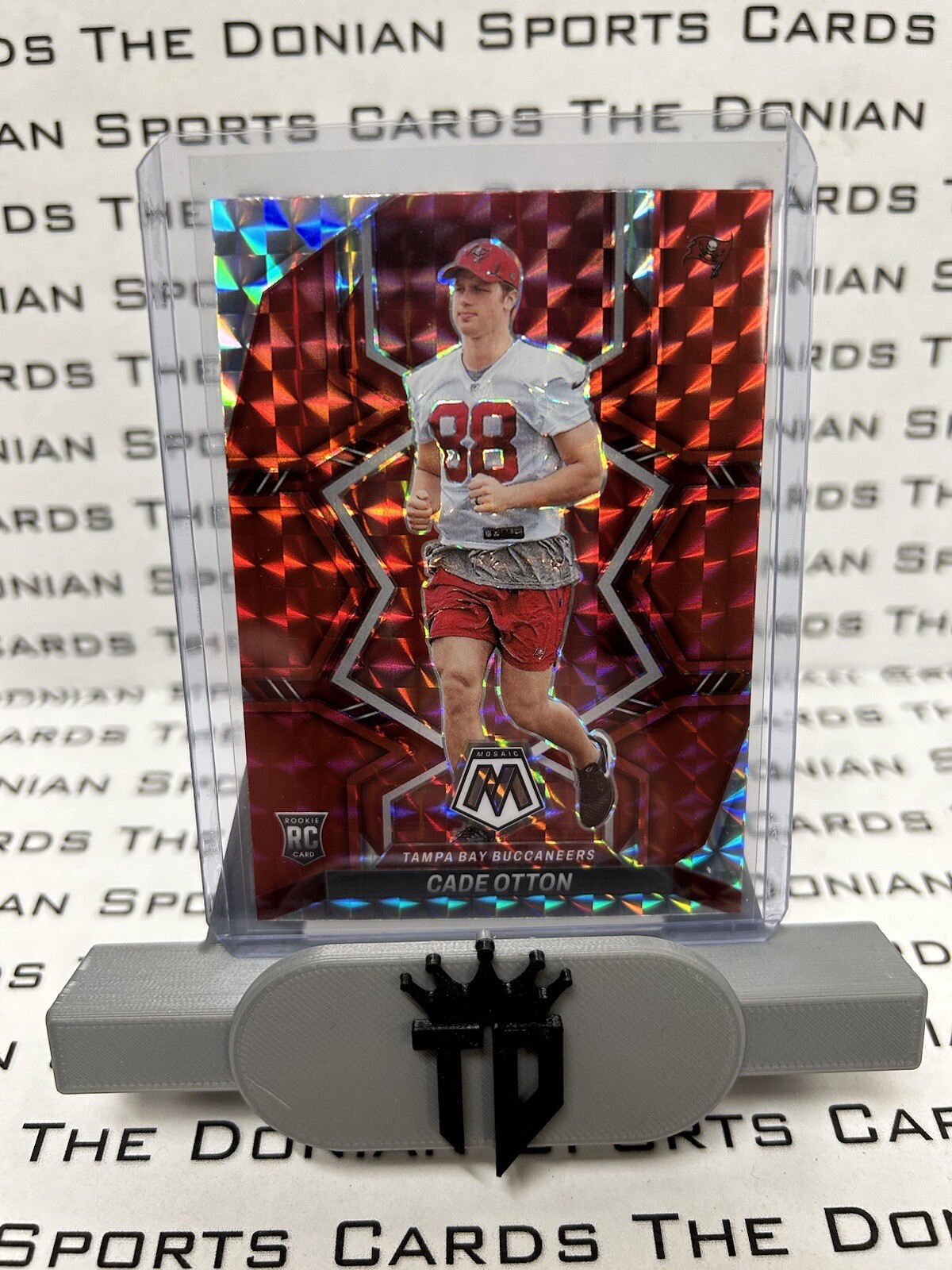 Cade Otton 2022 Mosaic Football Red Mosaic Prizm RC #361