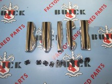 1955 Buick Chrome Hood Letters Die Cast Chrome As Original Includes Clips