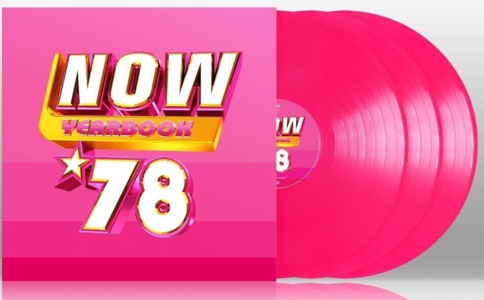 Now Yearbook '78 Vinyl LP Album record limited 3 x Pink compilation 2023 on Sony